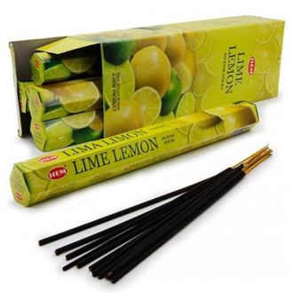 Hem Incense Sticks LIME LEMON (Благовония ЛАЙМ - ЛИМОН, Хем)