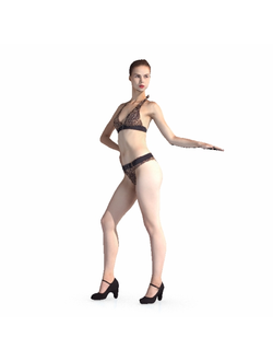 пляж Девушка модель 4