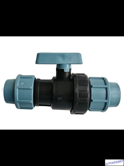 Кран компрессионный D25 заж. заж.