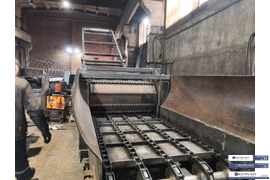 Тестовый запуск щепореза 55 квт