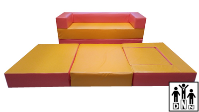 Детская игровая мебель Малыш желтый / оранжевый DNN