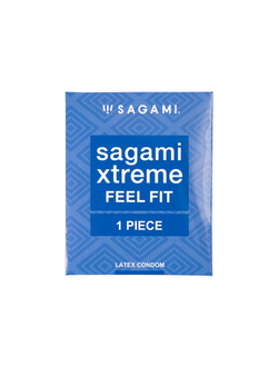 746/1 Презервативы Sagami, extreme, feel fit, гладкие, 19 см, 5,1 см, 1 шт.