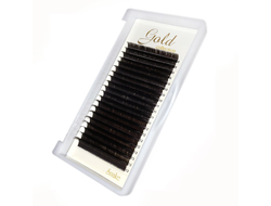 Светло - коричневые РЕСНИЦЫ, SNAKE, микс 8-13 мм,  (20 линий)