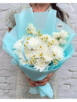Букет с ромашками