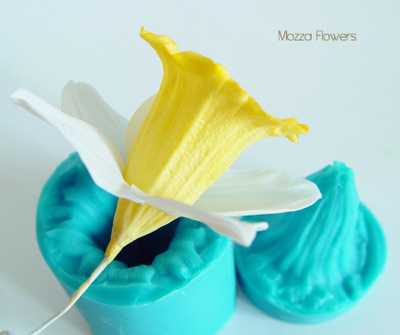 "Серединка нарцисса большая 3д" Силиконовый молд (вайнер)