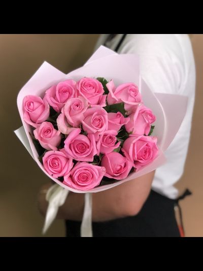 15 розовых роз &quot;Classic&quot;