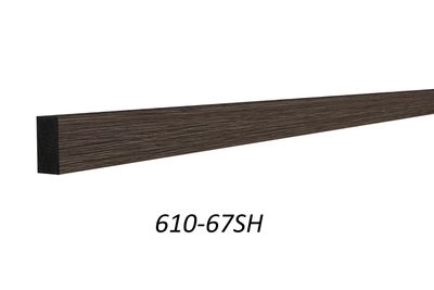 Молдинг из дюрополимера Decor Dizayn 610-67SH, 3 метра