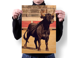 Плакат с символикой "Быка" №1