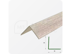 УГОЛ ДЕКОРАТИВНЫЙ 10Х10 УП 01-27.2700.501Л СЕРЕБРО (матовый)