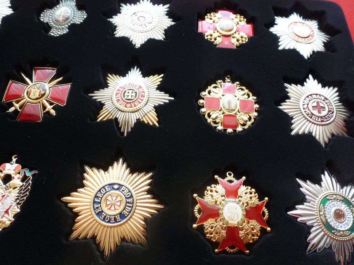 Коллекция "Ордена Российской Империи" в планшете! Качественные муляжи!