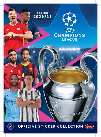 Альбом для наклеек TOPPS UEFA Champions League 2020/21 (Лига Чемпионов УЕФА 2020/2021 год)