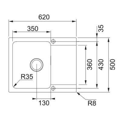 Мойка Franke Orion OID 611-62