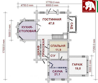 Проект 5-07, 275 кв.м, 17*17,5