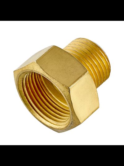 Переходник  к импортному редуктору, латунь