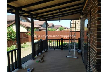 Терраса и ограждения ДПК