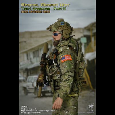 БОЕЦ СИЛ СПЕЦИАЛЬНЫХ ОПЕРАЦИЙ США - Коллекционная ФИГУРКА 1/6 scale SMU Tier 1 Operator Part XI Quick Response Force (26040B) - Easy&amp;Simple