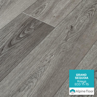 Каменно-полимерная плитка SPC Alpine Floor коллекции Grand Sequoia ECO 11-15 Гранд Секвойя Клауд