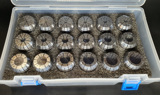 Угловая фрезерная головка AG90-BT30-ER32UM с набором цанг 3-20 мм 0.008 мм