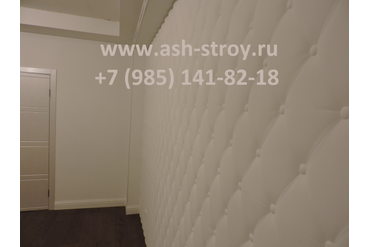 Капитальный ремонт однокомнатной квартиры г. Домодедово. 3D панели в интерьере