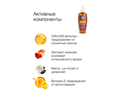 Флоресан Защита от солнца МАСЛО водостойкое АКТИВАТОР ЗАГАРА SPF 20  150мл