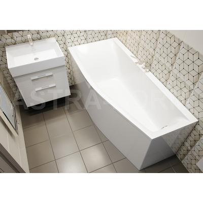 Astra-Form Ванна Скат левосторонняя 170/75 см белая