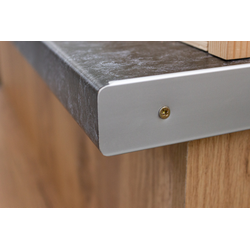 (ДКРФ-04) Прилавок рабочий "OAK" с полкой