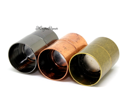 МАГНИТНАЯ ЗАСТЁЖКА "ЦИЛИНДР" -15мм - ЧЁРНЫЙ