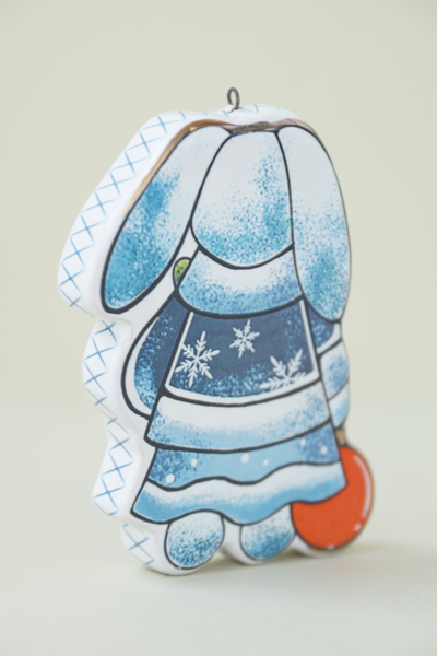 Комплект ёлочных игрушек "Зайцы"