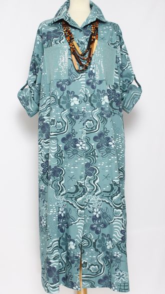 Платье - рубашка "Карманы в пайетках" бирюзовое, сирень, фуксия, жёлтое, лимон, белое р.46-52