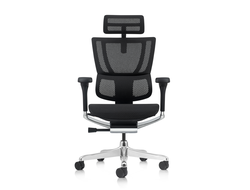 Comfort Workspace IOO-E2 ELITE, черный каркас/сетка black T-168-B1/крестовина металл