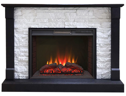 Электрокамин Моника BL M2 с очагом Sparta 25.5 LED