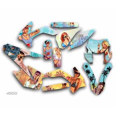 Наклейки Kayo K1 250 2018. BSE Z1 . GR1 250. Ataki Dr250. Regulmoto Athlet