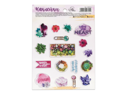 Наклейки пластиковые Follow your heart, 11 × 16 см