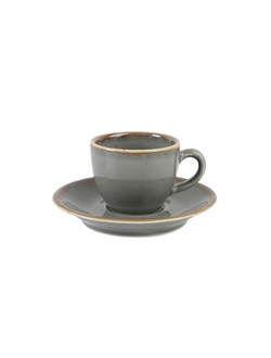 Чашка кофейная 90 мл фарфор цвет тёмно-серый
