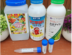 Набор № 4.2 от КЛЕЩЕЙ  на 10л воды (акарициды: Канемайт, Сараба + антистресс Дайхосаку)