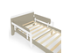 Подростковая кровать Nuovita Stanzione Nave Lungo Monsone, Bianco/Муссон, Белый