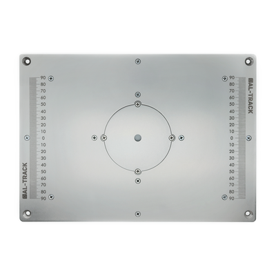 Пластина под ALTECO FR 2200 для установки фрезера в стол 350*250 ММ. с гравировкой линеек