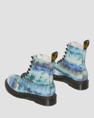 Dr Martens Pascal Tie Dye голубые