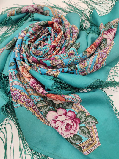 Павловопосадский платок Река любви 1773-11