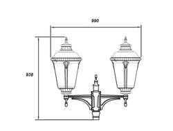 Парковый светильник серии   Munich 2