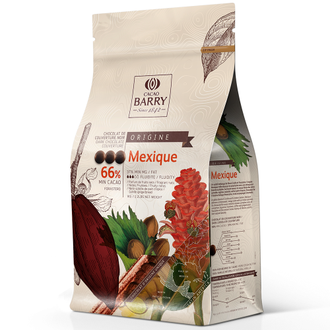 Шоколадный кувертюр Origine Mexique Cacao Barry 66%