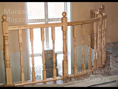 Ограждение из сосны. Вариант №7