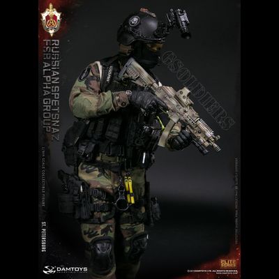Спецназ ФСБ "Альфа" в Санкт-Петербурге - Коллекционная ФИГУРКА 1/6 scale Aciton Figure RUSSIAN SPETSNAZ FSB ALPHA GROUP St.Petersburg (78071) - DAMTOYS