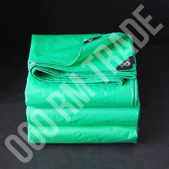 Тент тарпаулин 120г/м2 - 6x8м (усиленный край)