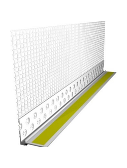 Профиль примыкающий с армирующей сеткой 6мм 2,4м (Польша)