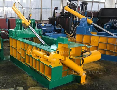 Пакетировочный пресс для металлолома