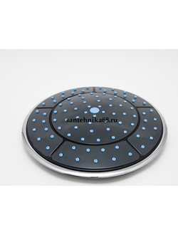 Верхний тропический душ для душевой кабины диаметр 250 мм