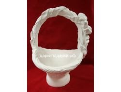 Кашпо античное Корзина 60*45см  4,5кг  полистоун Россия 3190-013088