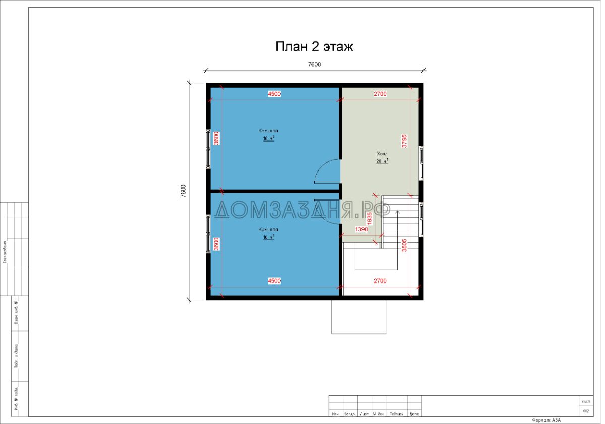 Коттедж 7,6х7,6