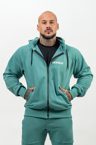 NEBBIA x OLYMPIA LONG ZIP UP HOODIE BEYOND ORDINARY 70711